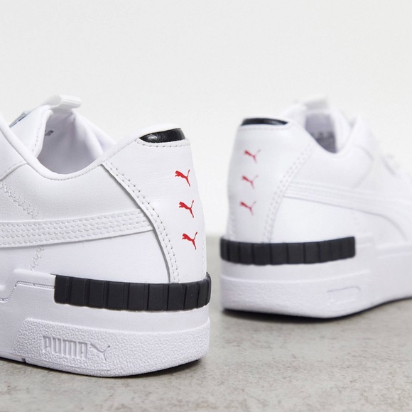 NWT 🔥 Puma Cali Sport Repeat Cat White and Black EXCLUSIVE Sneakers - Picture 6 of 7